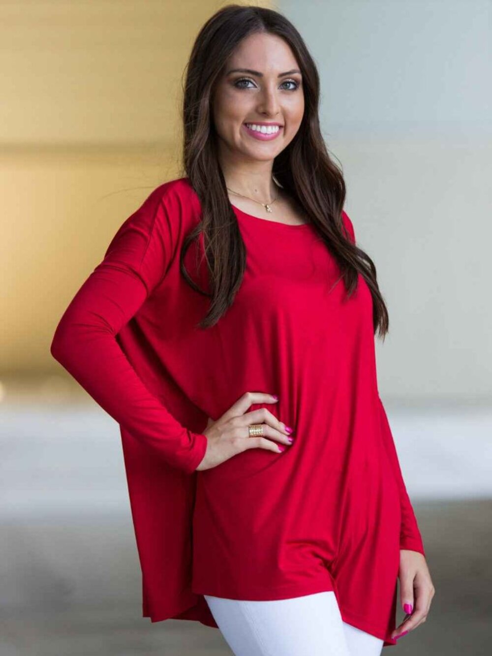 Piko 1988 Red Long Sleeve Top